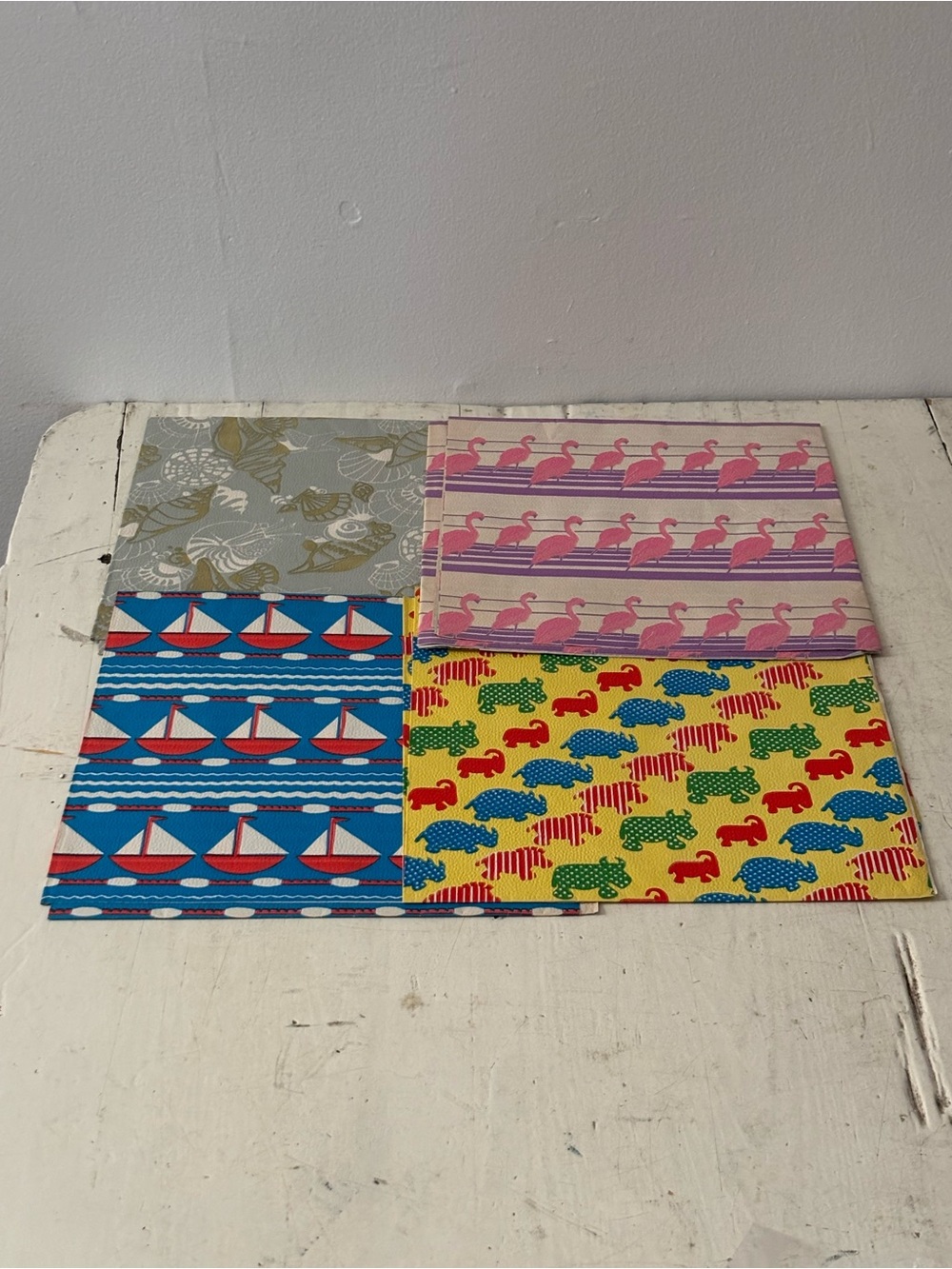 Fabulous, vibrant vintage wrapping paper